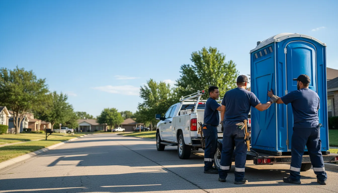 Portable Toilet Rental in Newcastle, TX near me